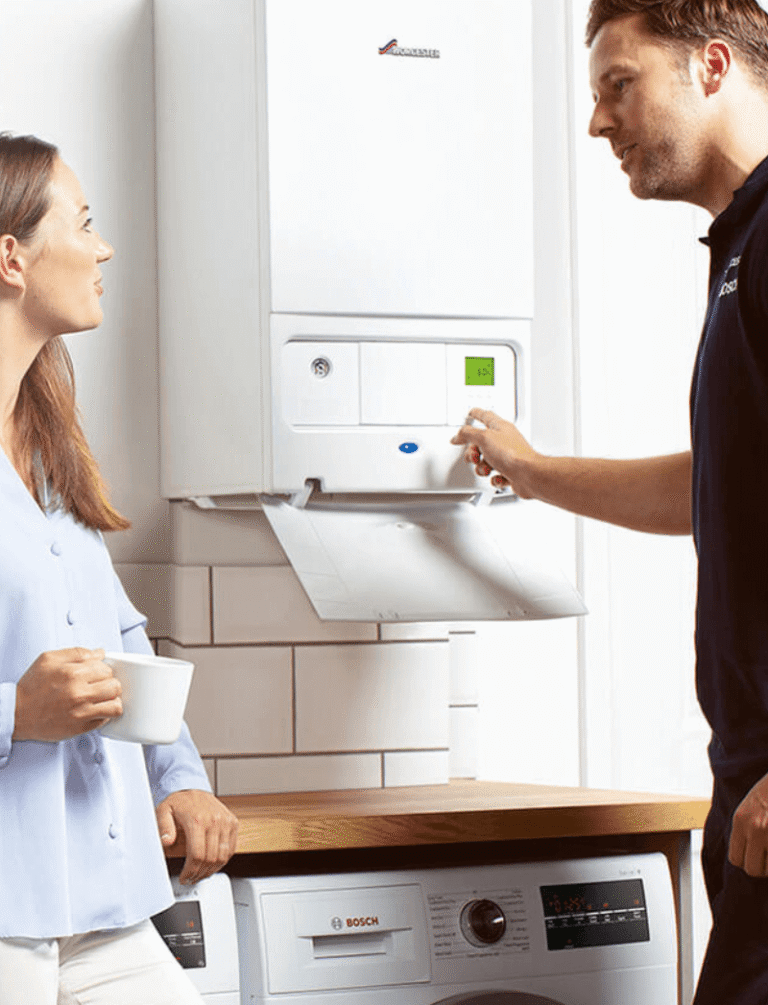 Professional annual boiler service