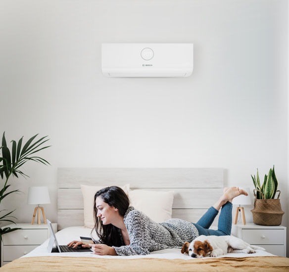 Women With Air Con Unit 1